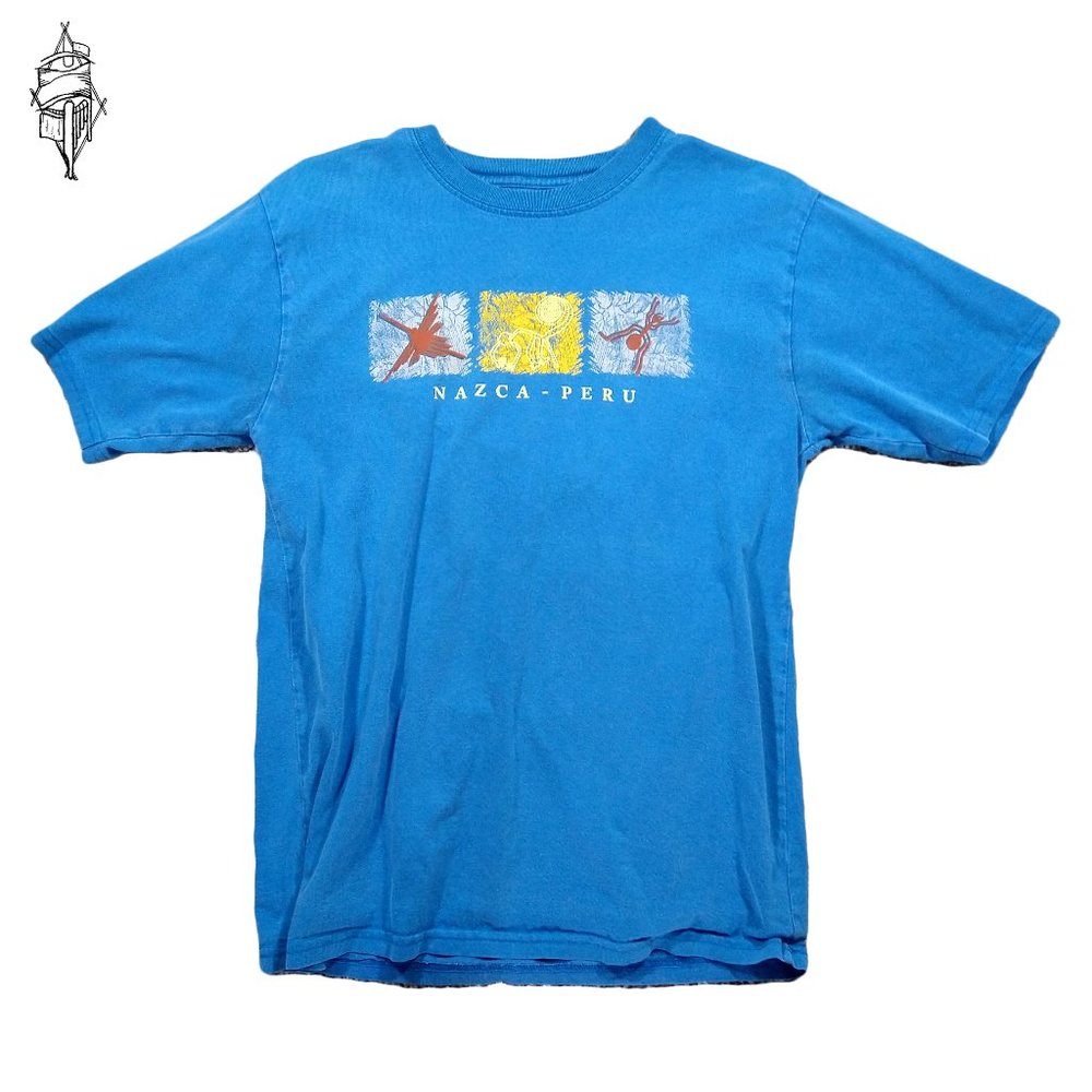 Blue Peruvian Nazca shirt